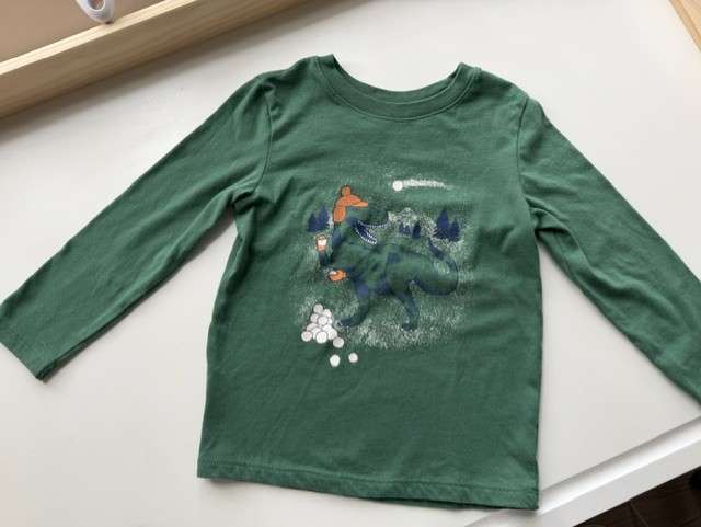 Cat & Jack long sleeve boys shirt (dinosaur), Kids 4/4T