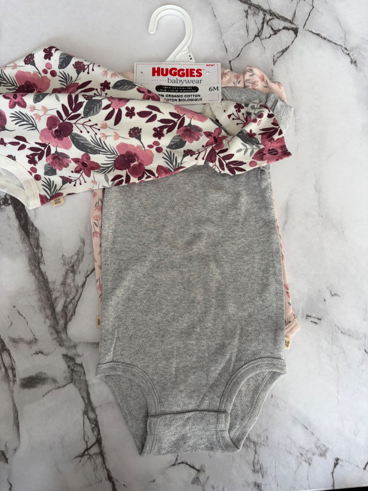 Girls 3-pack Floral t-shirts, 3-6M NWT, Kids 6 Month (3-6M)