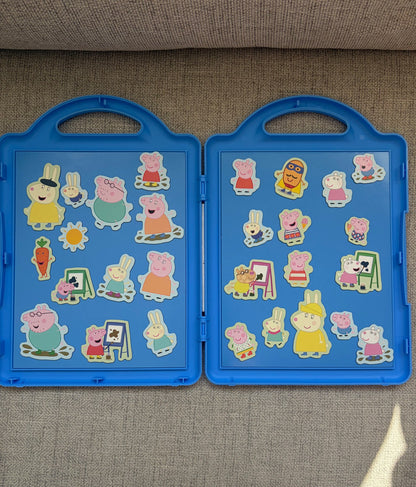 28x Peppa Pig Magnets- NO BOOK INCLUDED