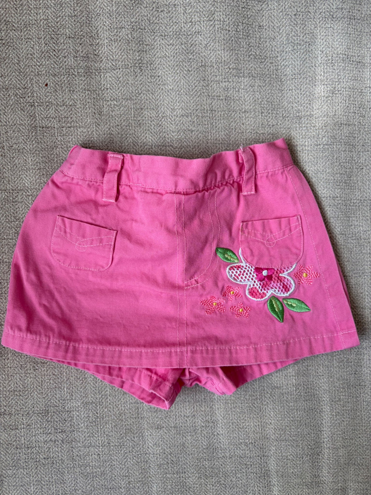 Flower Skort- 6-12M, Kids 12 Month (9-12M)