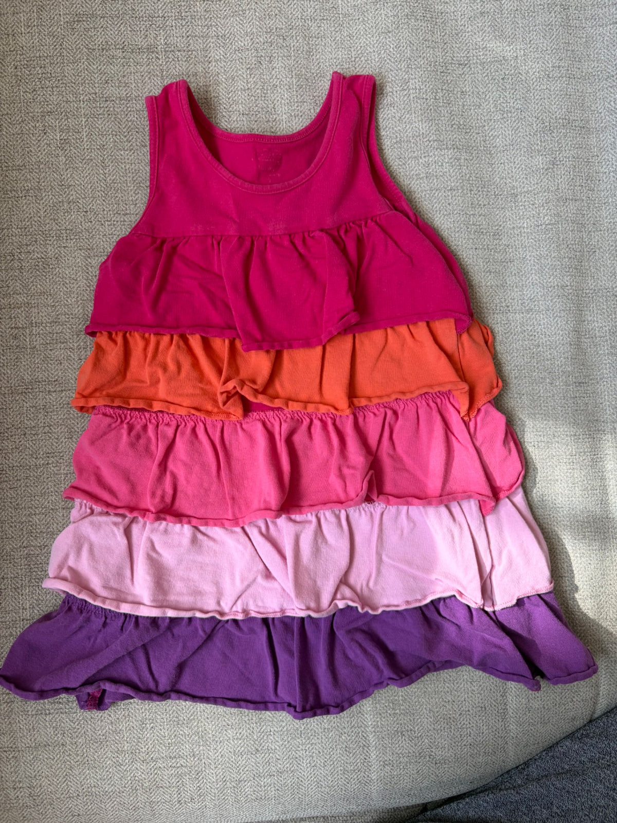 Multi-Coloured Layered Dress, 12-18M, Kids 18 Month (12-18M)
