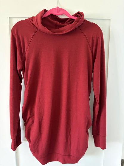 Isabel- Rusty Orange Long Sleeve Maternity- Small- VGUC, Maternity S (4-6)