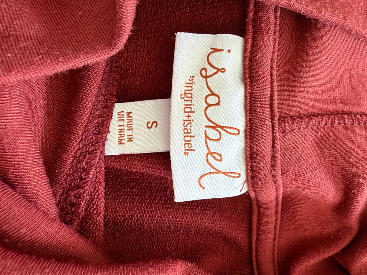 Isabel- Rusty Orange Long Sleeve Maternity- Small- VGUC, Maternity S (4-6)