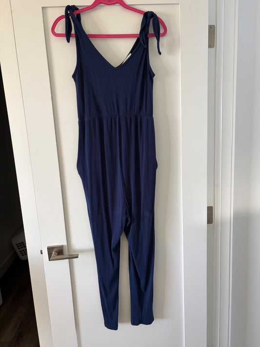 Hello Miz- Blue Maternity Romper- Small- EUC, Maternity S (4-6)
