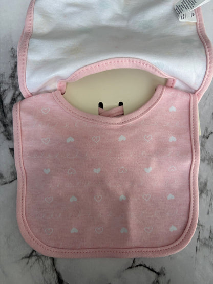 Girls Soft Bibs- 3pk NWT