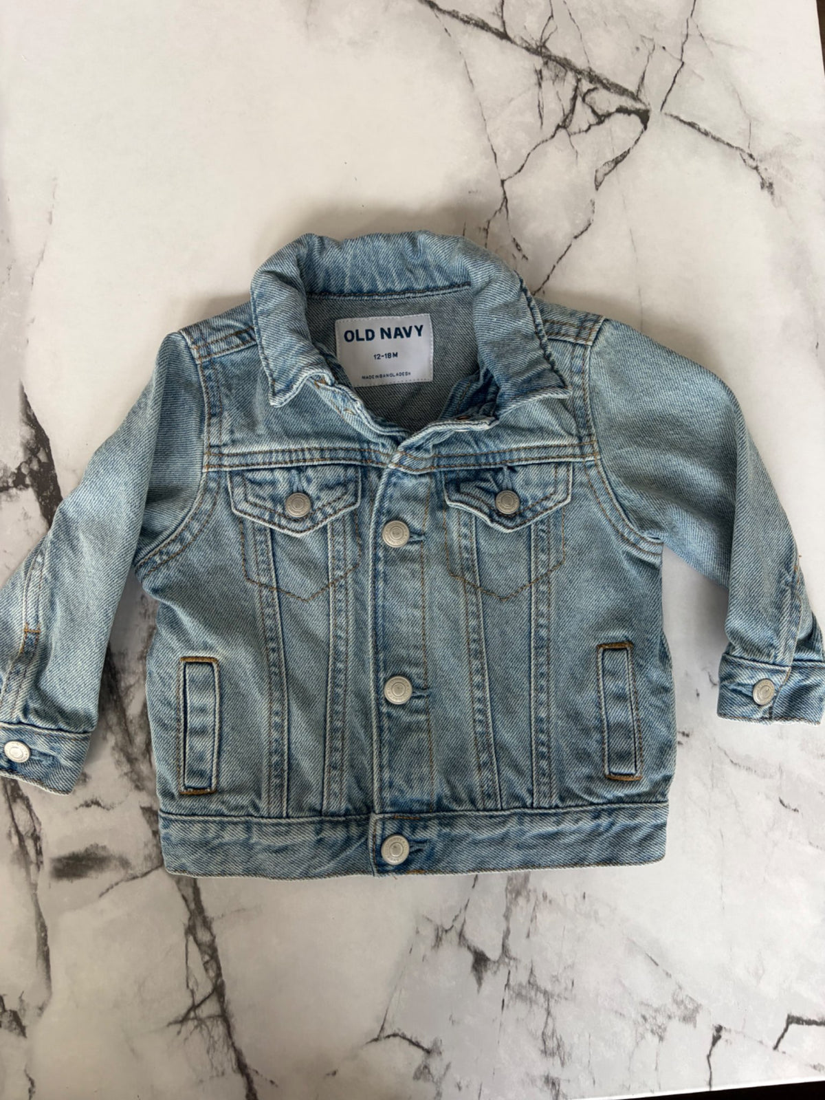 Old Navy- Jean Jacket 12-18 months, EUC, Kids 18 Month (12-18M)