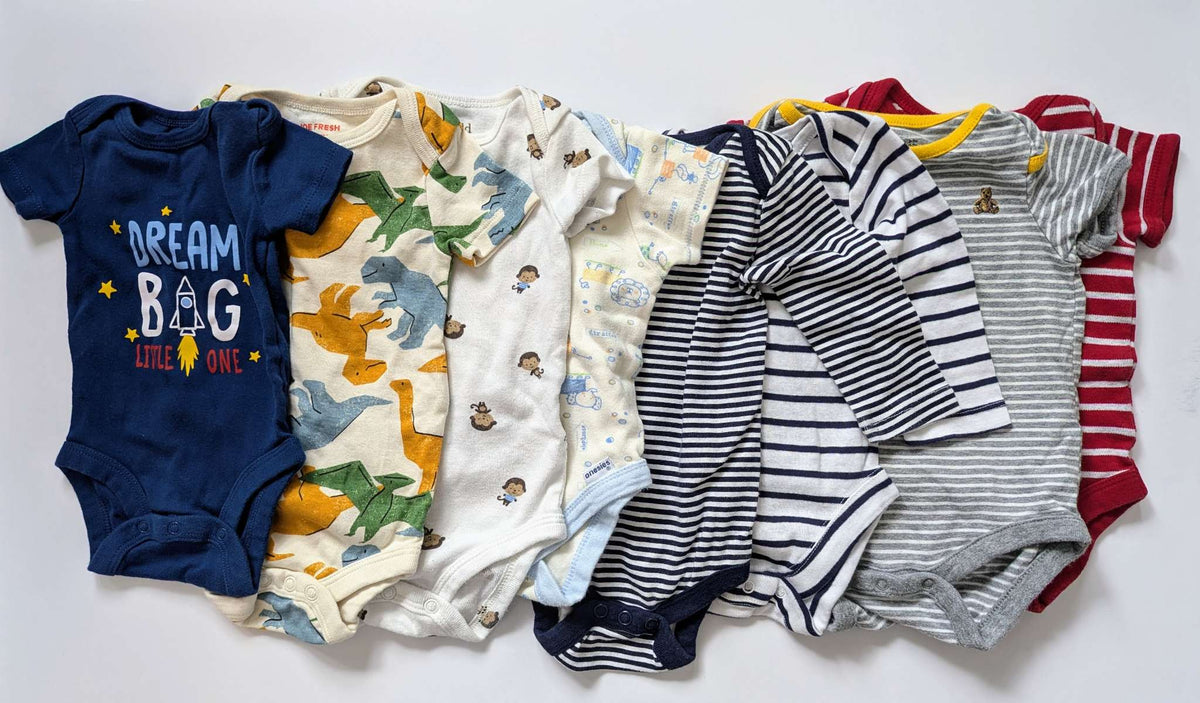 0-3 Month Boy Onesies Bundle, Kids 3 Month (0-3M)