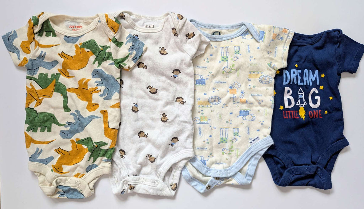0-3 Month Boy Onesies Bundle, Kids 3 Month (0-3M)