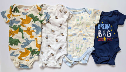 0-3 Month Boy Onesies Bundle, Kids 3 Month (0-3M)