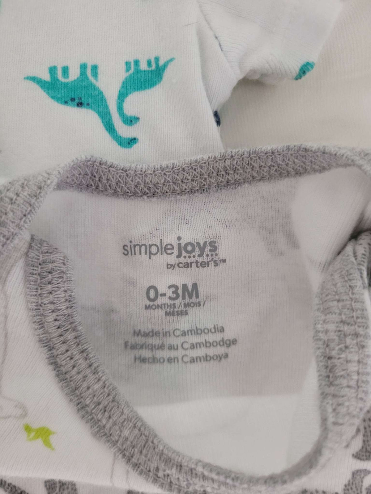 Set of 3 Carter's Bodysuits , Kids 3 Month (0-3M)