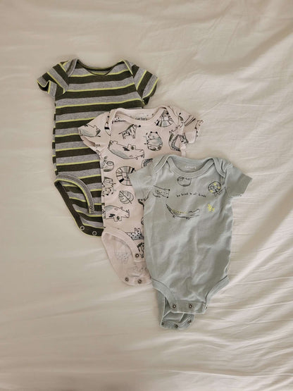 Set of 3 Carter's bodysuits, Kids 3 Month (0-3M)