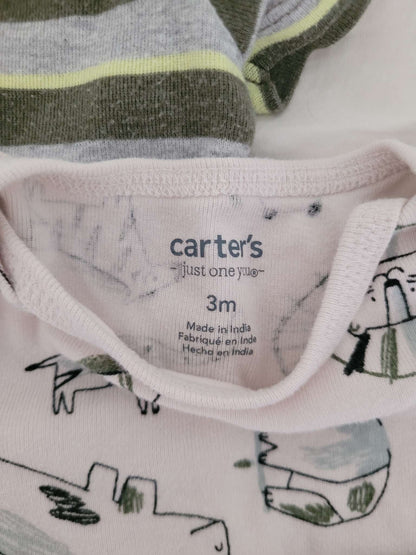 Set of 3 Carter's bodysuits, Kids 3 Month (0-3M)