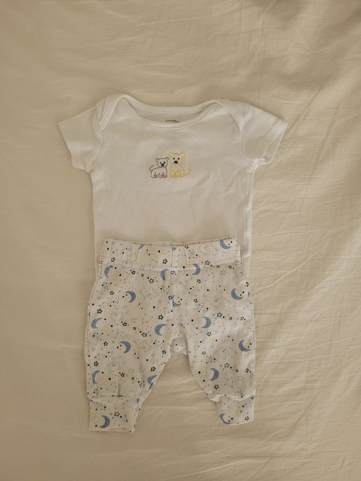 George Animal & Star Matching Set, Kids 3 Month (0-3M)