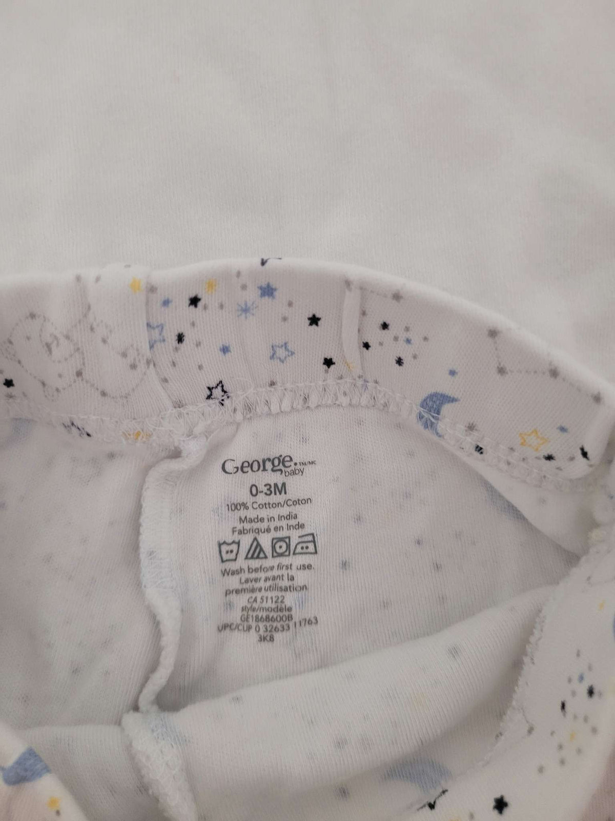 George Animal & Star Matching Set, Kids 3 Month (0-3M)