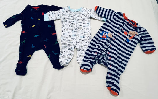 Onesies 2-pack onesies 0-3 months with 1 free onesie (assorted brands), Kids 3 Month (0-3M)