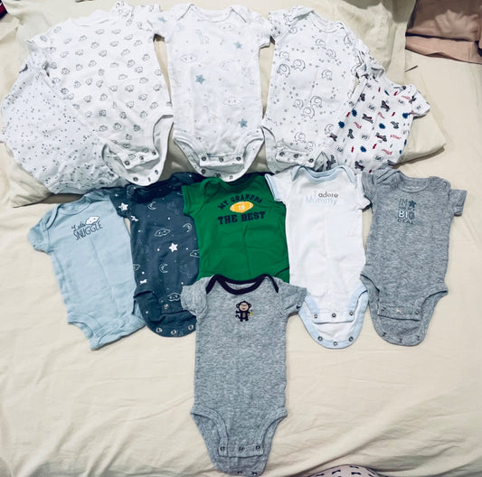 Carter’s 12-pack Diaper Shirts Newborn, Kids Newborn