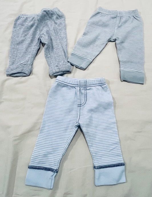 Pants (assorted brands) 0-3 mos, Kids 3 Month (0-3M)