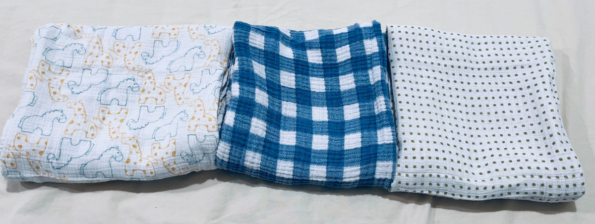 Muslins 3-pack (91 cm x 84 cm)