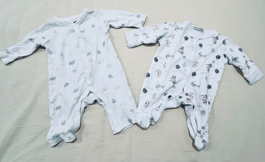 Newborn 2-pack white onesies, Kids Newborn