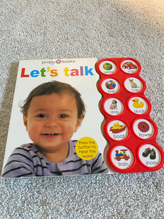 Let’s Talk button book
