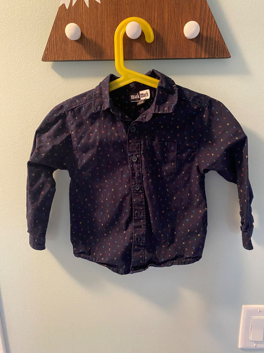 Alphabet Dress Shirt, 24 months , Kids 24 Month (18-24M)