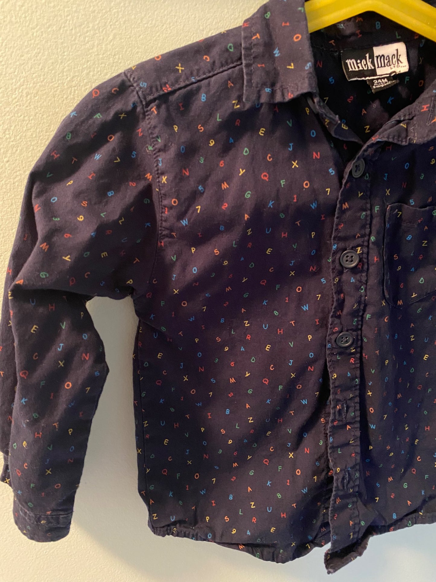 Alphabet Dress Shirt, 24 months , Kids 24 Month (18-24M)