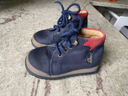 Leather boots, 7T, Shoes 7 (Walkers:12-24 mth)