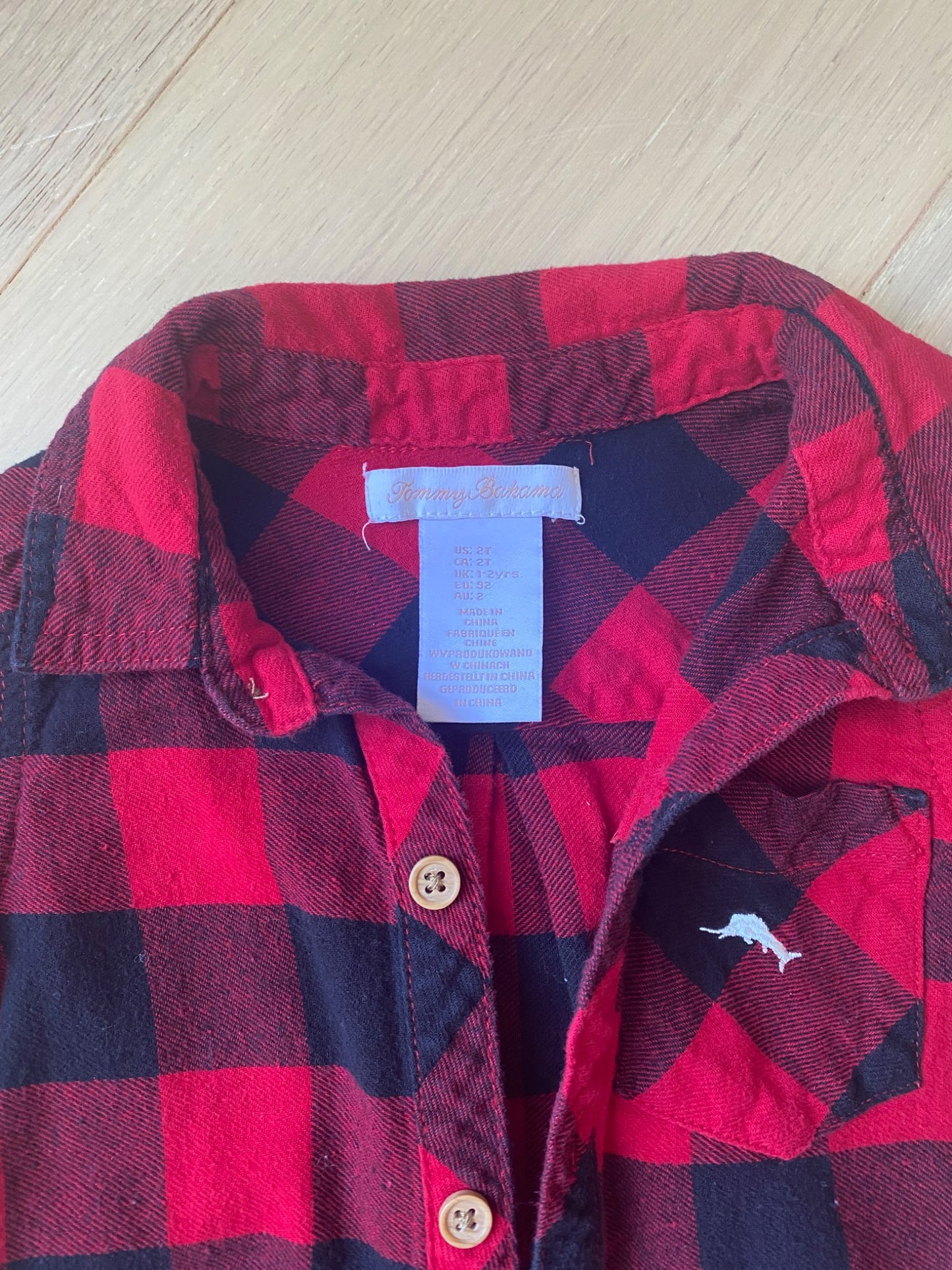 Tommy Bahama Plaid, 2T, Kids 2T