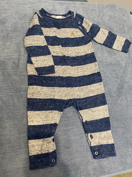 Baby Gap Striped Romper , Kids 12 Month (9-12M)