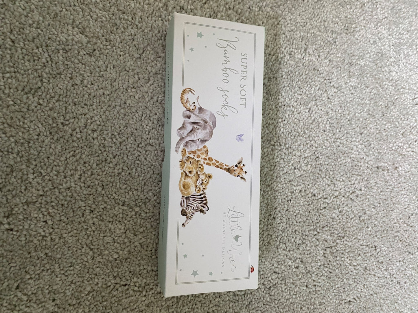 Bamboo Sock Boxset - Safari Animals