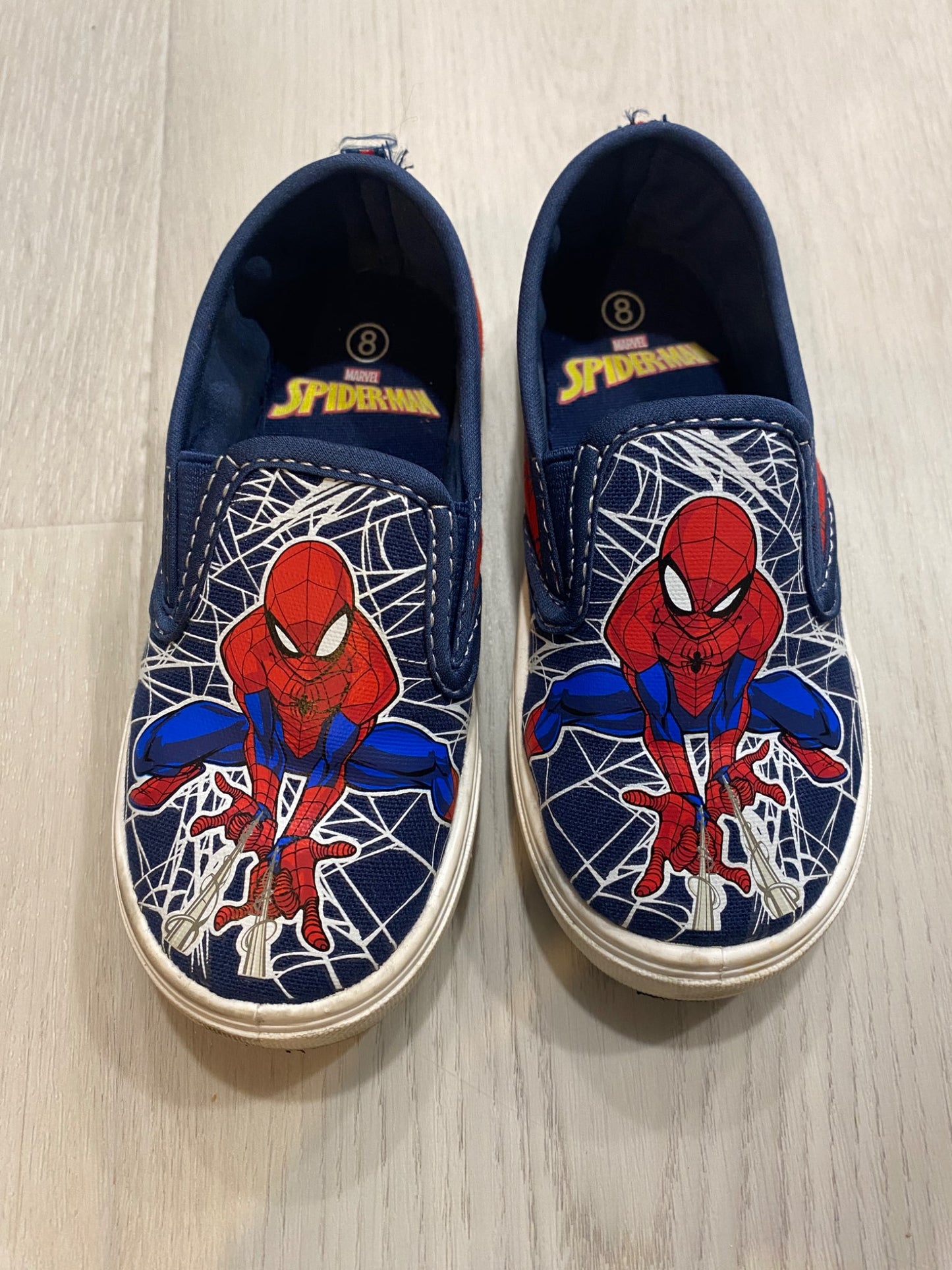 Spider-Man Shoes, 8T, Shoes 8 (Toddler:2-4yr)