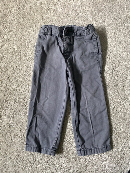 Adjustable Waist Gray Pants , Kids 2T