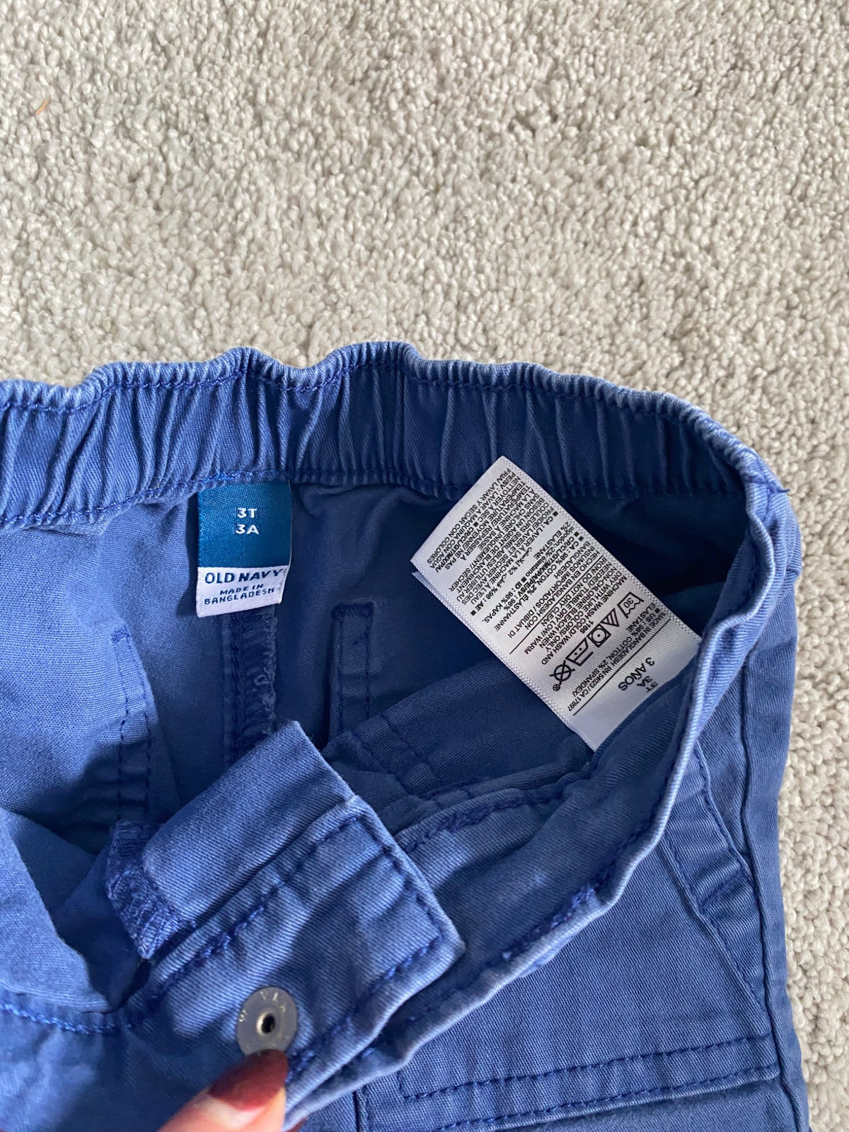 Blue Cotton Pants 3T, Kids 3T