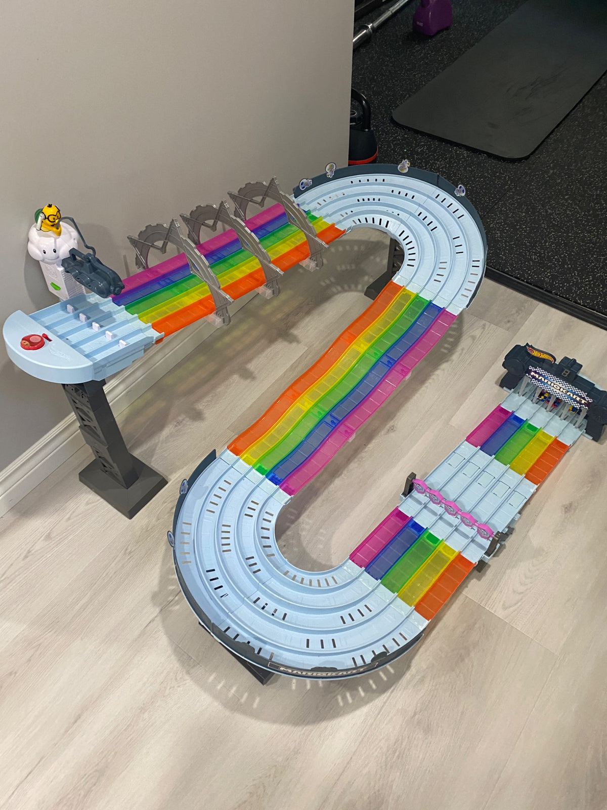 Hot Wheels Mario Cart Rainbow Road MSRP:$180