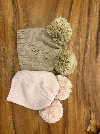 Baby Toque - double pompoms