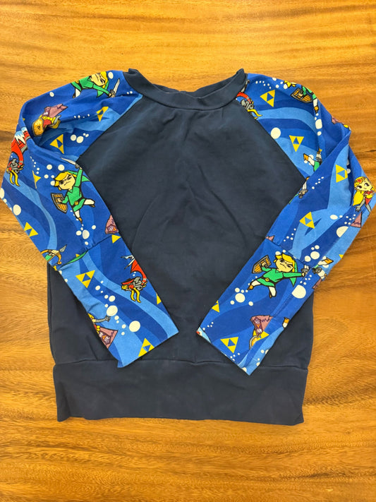 Ginger Beans small shop/handmade Grow with Me sweater - Link, Kids 3T