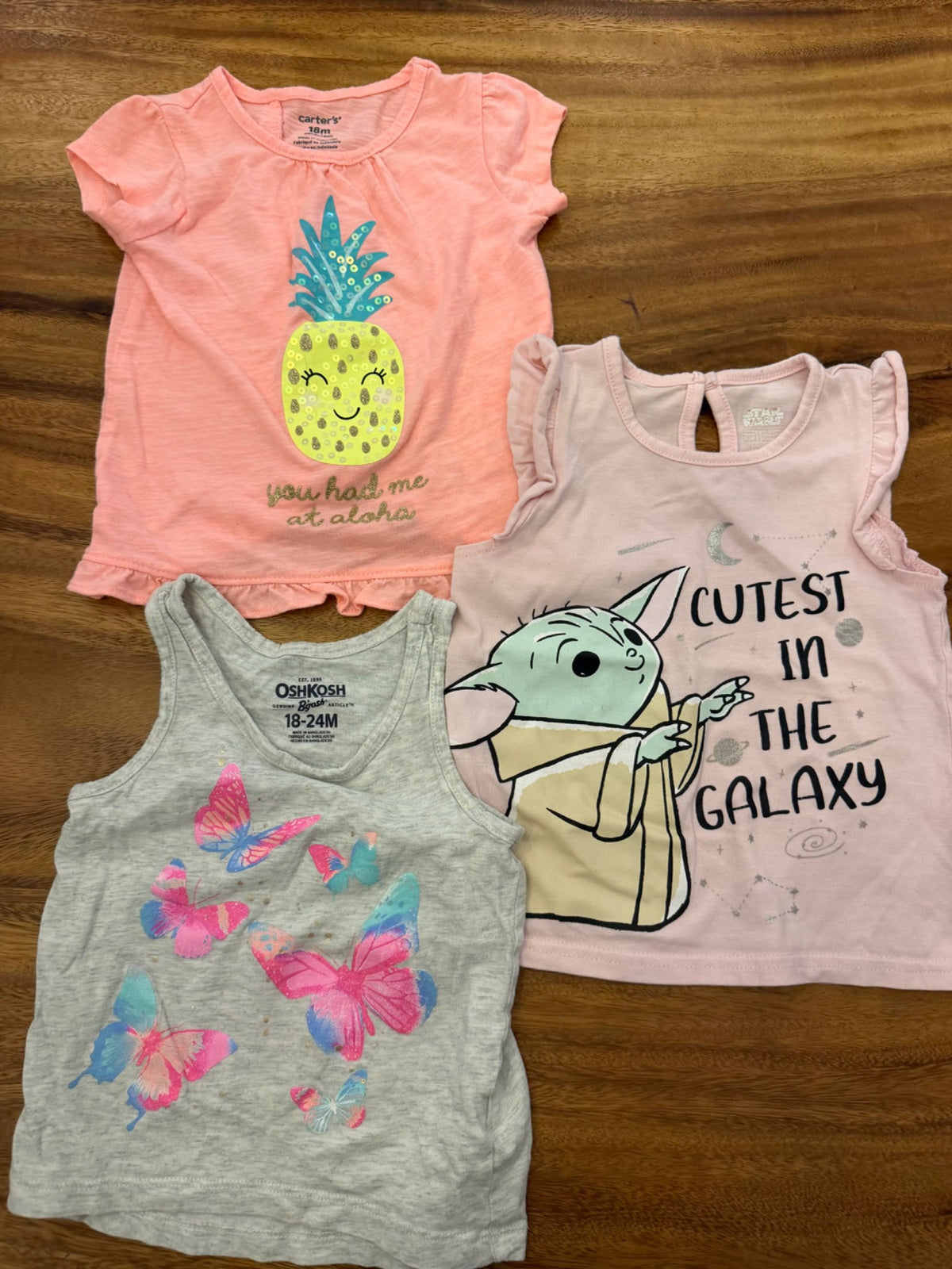 Girls summer shirt bundle - 18months, Kids 24 Month (18-24M)