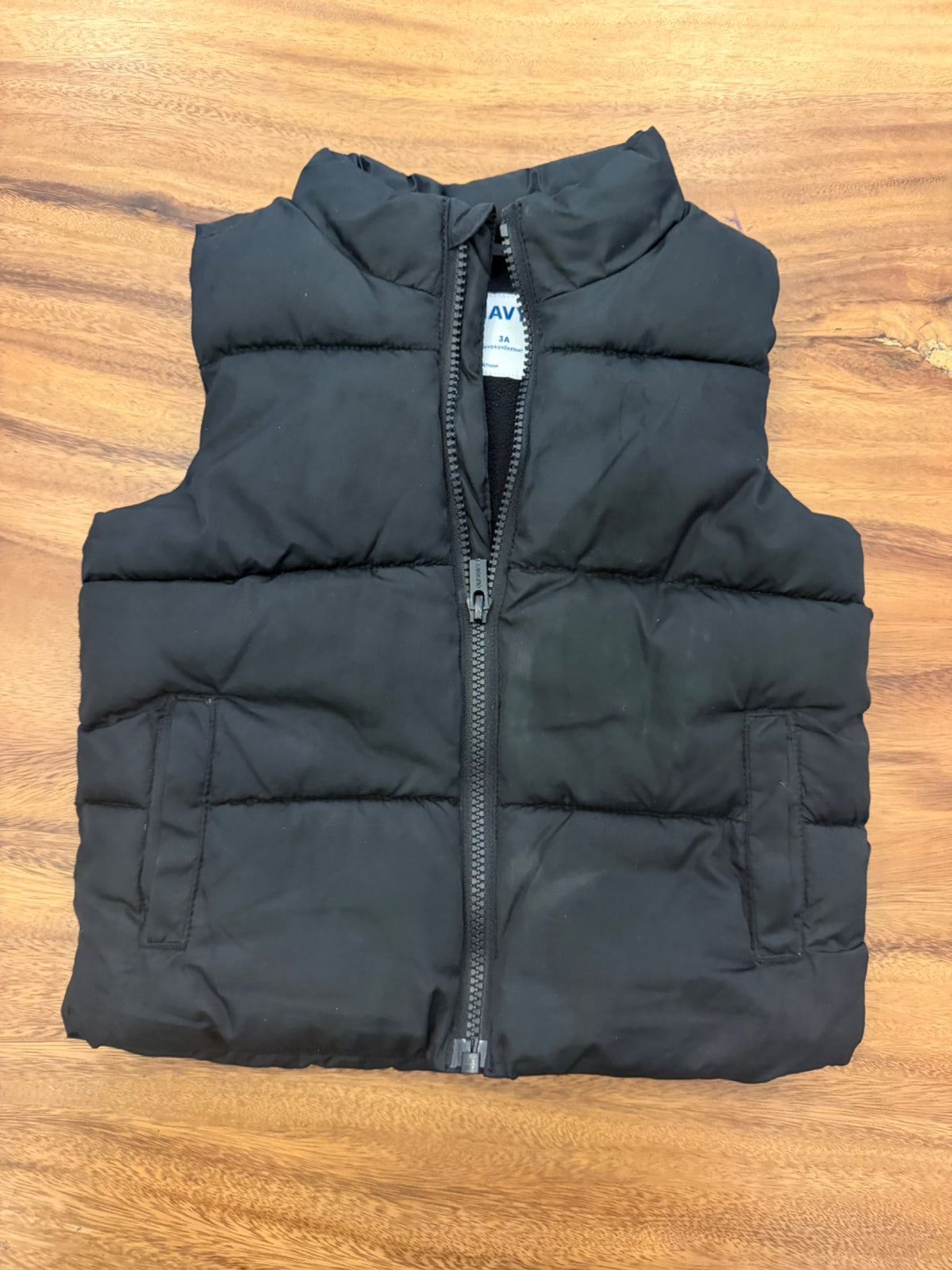 Old Navy Black Puffer Vest - 3T, Kids 3T