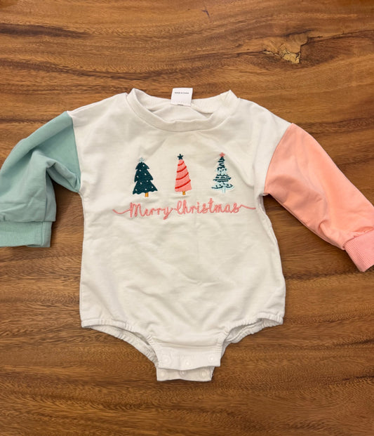 Christmas bubble romper, Kids 6 Month (3-6M)