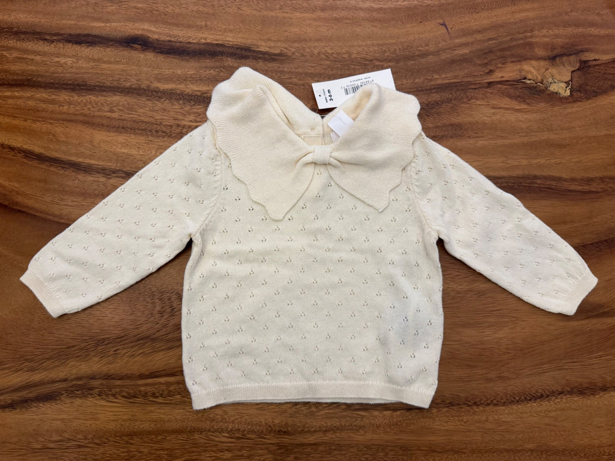 Joe Fresh Cream Sweater , Kids 6 Month (3-6M)