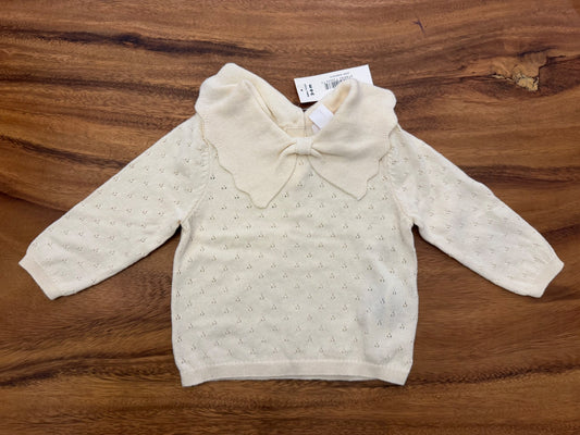 Joe Fresh Cream Sweater , Kids 6 Month (3-6M)