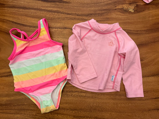 Swim bundle - Rash guard and bathing suit , Kids 18 Month (12-18M)