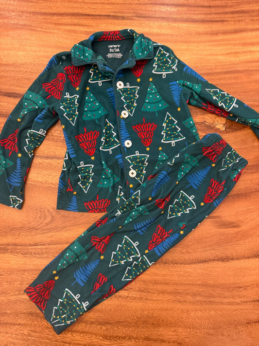 Carters Christmas Pajamas Set - 3T, Kids 3T