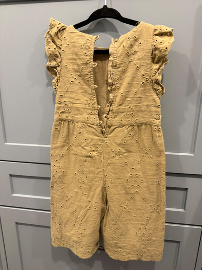 Zara green pants romper , Kids 12 Month (9-12M)