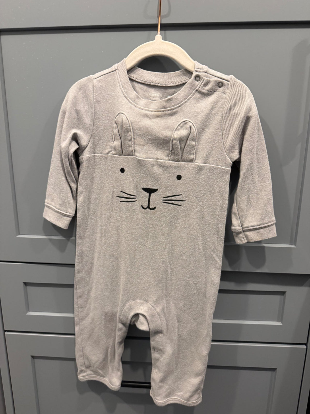 Old Navy grey bunny romper , Kids 18 Month (12-18M)