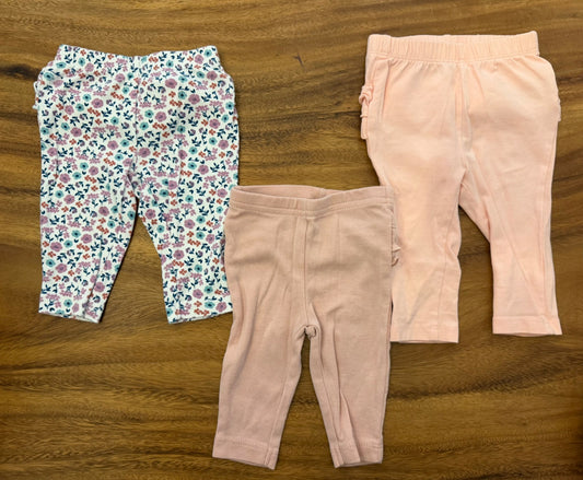 Bundle of 3 pants, Kids 3 Month (0-3M)