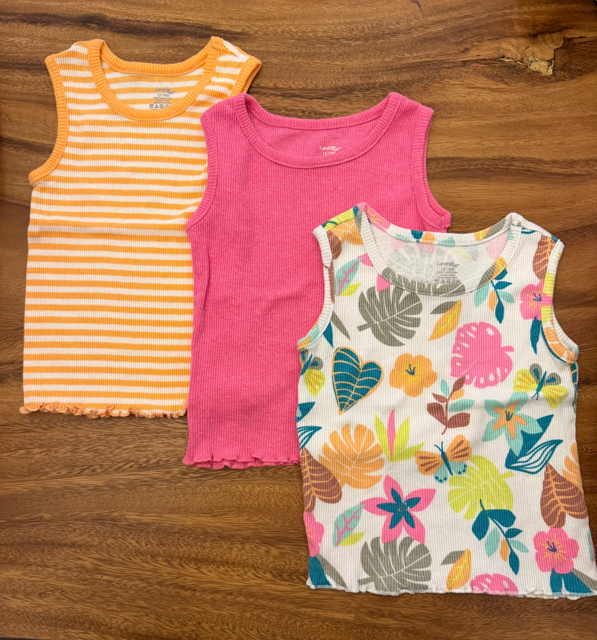 George 12-18 months summer tank tops, Kids 18 Month (12-18M)