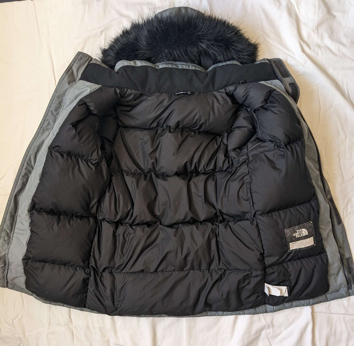 The North Face down jacket, Kids 10