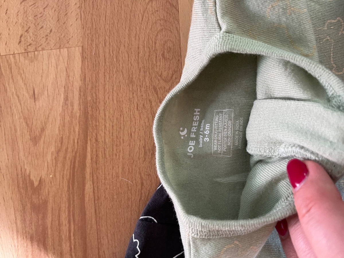 Old Navy, Baby Gap, Carters, Joe Fresh Baby Clothes Bundle Size 3-6 Months Green and Black Toned, Kids 6 Month (3-6M)