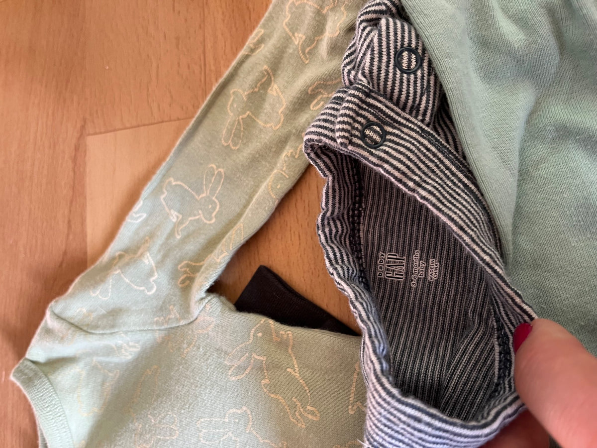 Old Navy, Baby Gap, Carters, Joe Fresh Baby Clothes Bundle Size 3-6 Months Green and Black Toned, Kids 6 Month (3-6M)